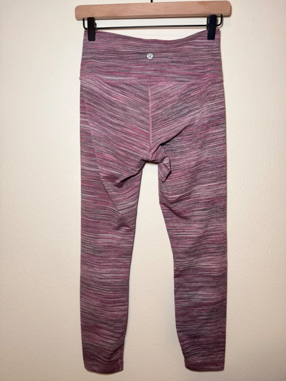 Lululemon Align Leggings Women's 6 Pink Space Dye High Rise Yoga Athletic